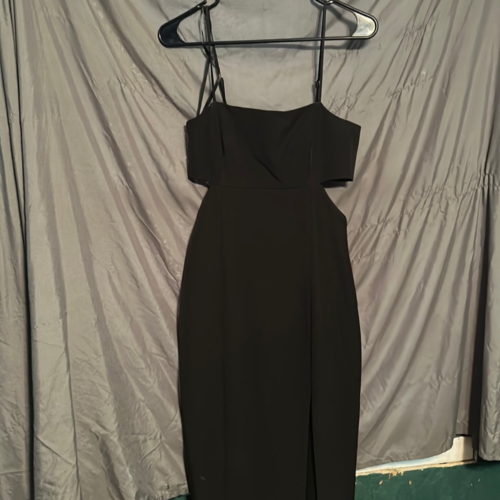 Black gianni bini dress